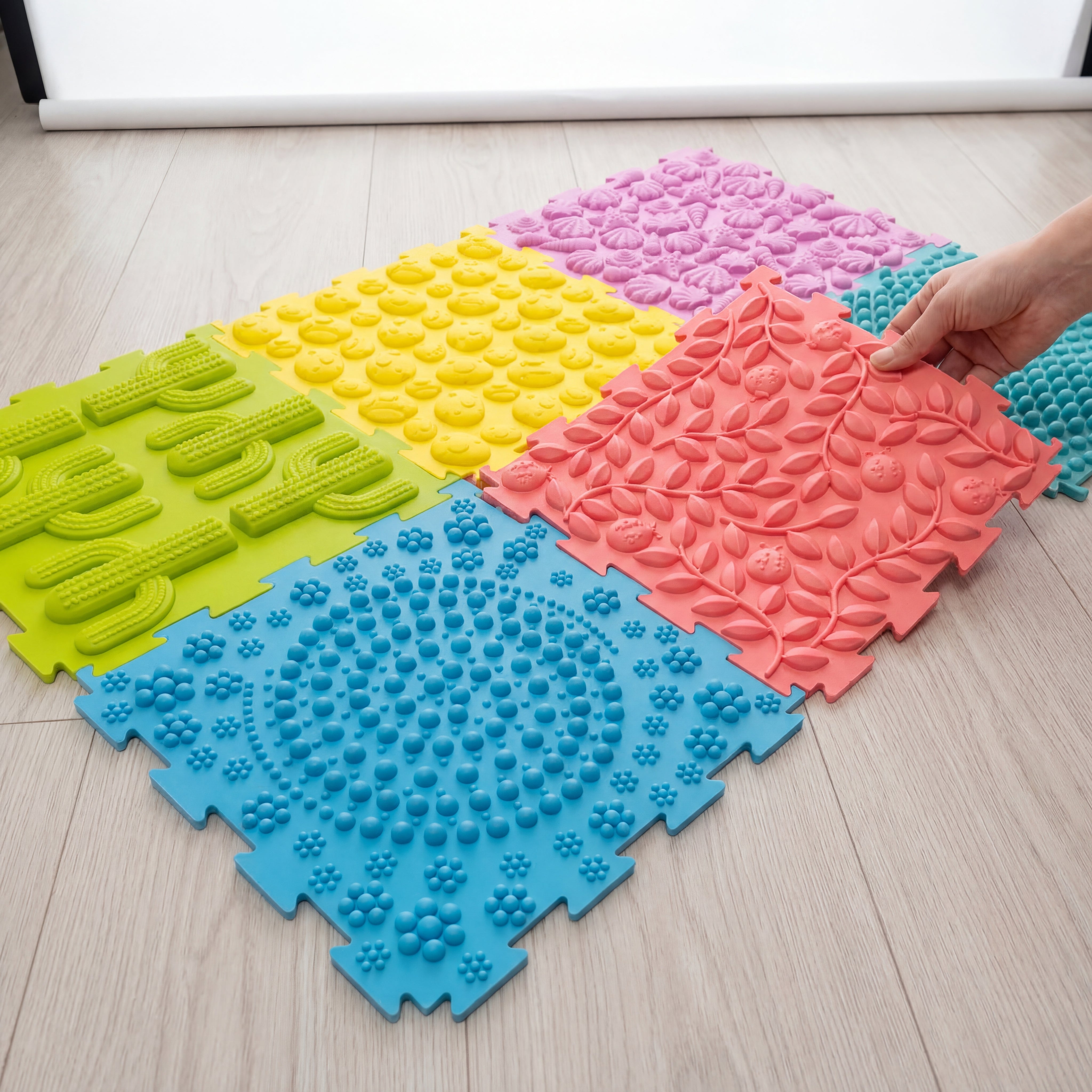 Set de Covorașe Ortopedice Puzzle